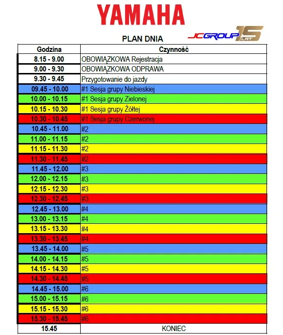 YAMAHA TRACK DAY 26.06.26 Tor Steel Ring Trinec - obrazek 2