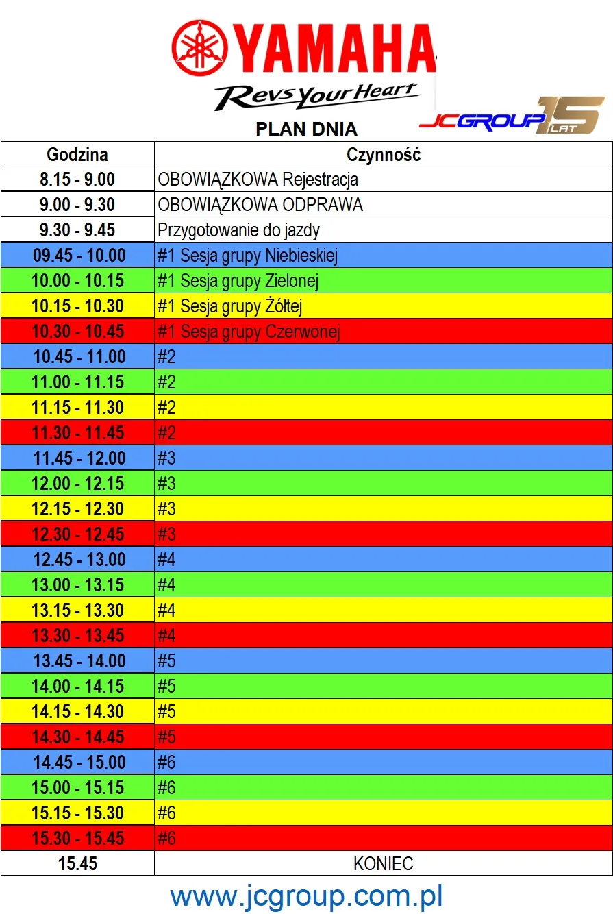 YAMAHA TRACK DAY 15.05.26 Tor Słomczyn - obrazek 2